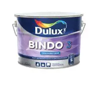 Краска Dulux Professional BINDO 3 для стен и потолков глубокоматовая база BW (9л)