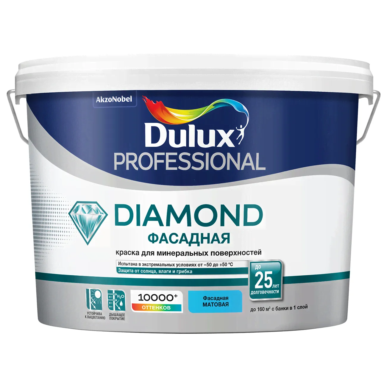 Краска Dulux Trade Diamond Фасадная гладкая