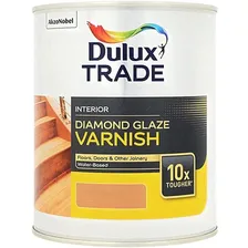 Лак паркетный на водной основе Dulux Diamond Glaze полуматовый 2,5 л.