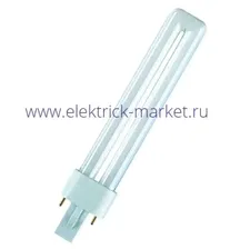 Osram Лампа люминесцентная (Мягкий тёплый белый) DULUX S 11W/41-827 G23