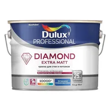 Краска интерьерная DULUX Diamond Extra Matt 10л BW 5273946