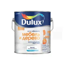 Краска акриловая Dulux Мебель и дерево белая BW 2л