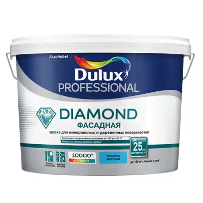 Dulux Diamond фасадная гладкая (Россия) BW (0450)
