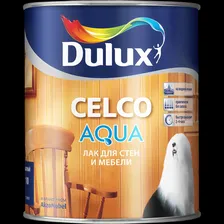 Лак для мебели и стен Dulux Celco Aqua глянцевый, (1л)