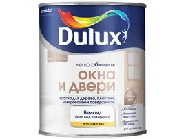Краска Dulux Легко обновить полуматовая для окон и дверей