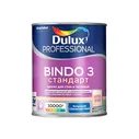Dulux, Bindo 3, 1л, BW. Краска в/д для стен и потолков глубокоматовая
