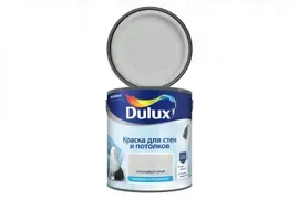 Dulux Платиновый Серый краска водно-дисперсионная для стен и потолков матовая