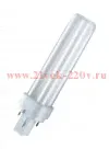 Лампа компактная люминесцентная DULUX D 10W/31 830 G24d 1 (тёплый белый 3000К)