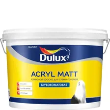 Краска интерьерная Dulux Acryl Matt глубокоматовый база BW 9 л