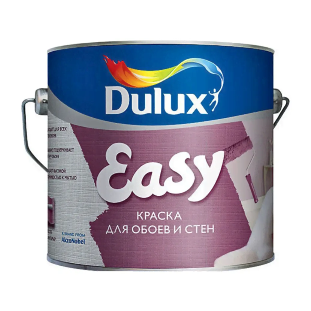 Краска для стен и потолков Dulux Easy, 2,5л-0