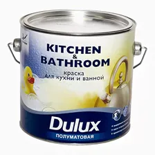 Краска Dulux Для Кухни и Ванной (Kitchen and Bathroom) 1 л 8015