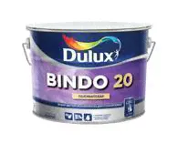 Краска DULUX BINDO 20 КУХНЯ И ВАННАЯ для стен и потолков, полуматовая, база BW (1л)