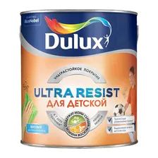 Краска для детской Dulux Ultra Resist База BW матовая белая 5 л