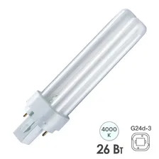 Лампа Osram Dulux D 26W/840 G24d-3 холодно-белая