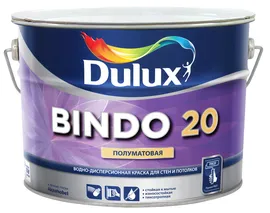 Краска ДУЛУКС (Dulux) БИНДО 20 (10л) полуматовая
