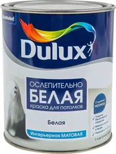 DULUX краска для стен и потолков матовая ослепительно белая (1л)