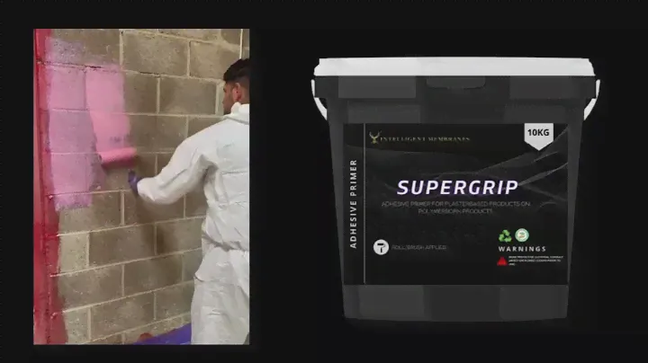 Super Grip Install - wall primer