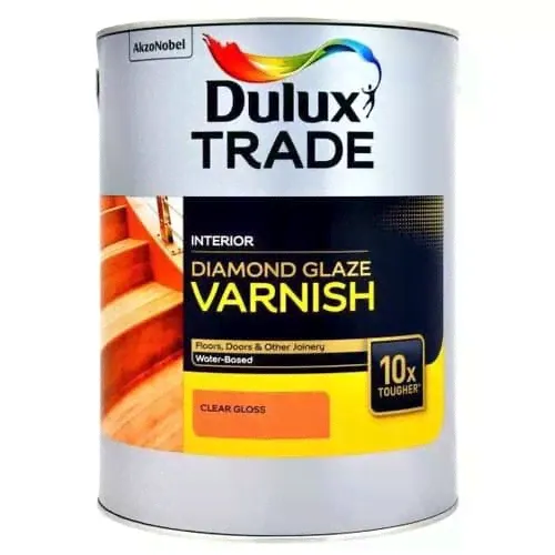 Dulux Diamond Glaze лак на водной основе однокомпонентный, алмазная прочность, полуматовый 1л-0