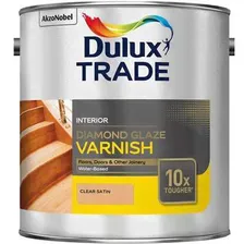 DULUX TRADE Diamond Glaze Лак на водной основе паркетный полуматовый