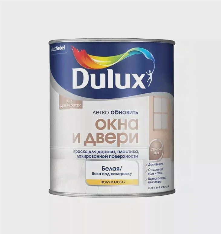 Dulux Окна и Двери полуматовая краска
