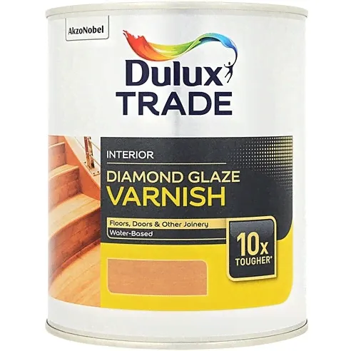Лак паркетный на водной основе Dulux Diamond Glaze глянцевый 1 л.-0