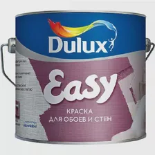 Краска водно-дисперсионная для обоев и стен Dulux Easy