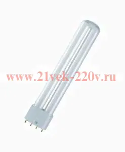 Лампа компактная люминесцентная DULUX L 18W/31 830 2G11 L225 (тёплый белый)