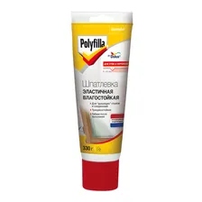 Шпатлевка Dulux Polyfilla эластичная влагостойкая для внутренних и наружных работ 330 г, Белый