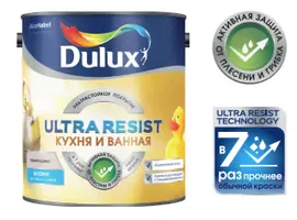 Dulux Ultra Resist | Дюлакс Ультра Резист ультрастойкая моющаяся краска для стен кухни и ванной