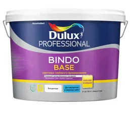 Краска грунт в/д DULUX Bindo Base для нар. и внутр. работ 9 л