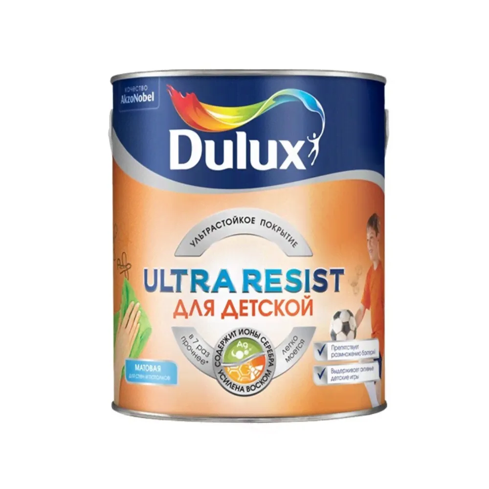 Dulux Ultra Resist Для Детской краска для стен детских комнат-0