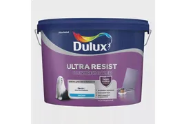 Dulux Ultra Resist / Дюлакс Ультра Резист Гостиные и Офисы моющаяся краска для стен матовая 9 л