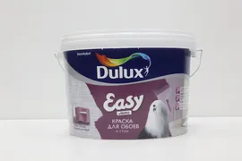 Матовая водно-дисперсионная краска Dulux для обоев и стен