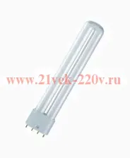 Лампа компактная люминесцентная DULUX L 18W/31 830 2G11 L225 (тёплый белый)