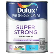 Краска водно-дисперсионная для стен и потолков Dulux Professional Super Strong цвет белый 9 л