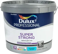 Краска для стен и потолков Dulux Super Strong цвет белый 10 л