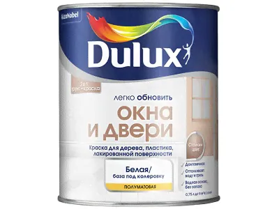 Краска Dulux Легко обновить полуматовая для окон и дверей