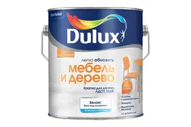 Краска Dulux мебель и дерево мат BW 2л