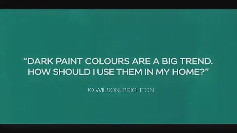 How To Use Dark Wall Paint & Dark Colour Palettes with Dr Dulux