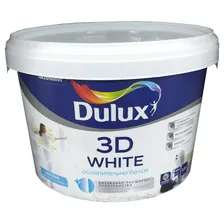 Краска матовая ослепительно-белая НОВАЯ 3D WHITE 5л Dulux