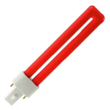 Лампа Osram Dulux S 9W/60 G23 красная