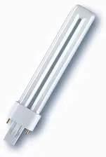 Лампа люминесцентная компактная DULUX S 9Вт/827 G23 OSRAM 4099854123504