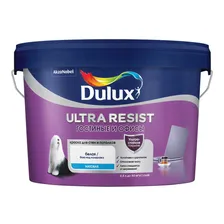 Краска моющаяся Dulux Ultra Resist гостиные и офисы база BW белая 2,5 л